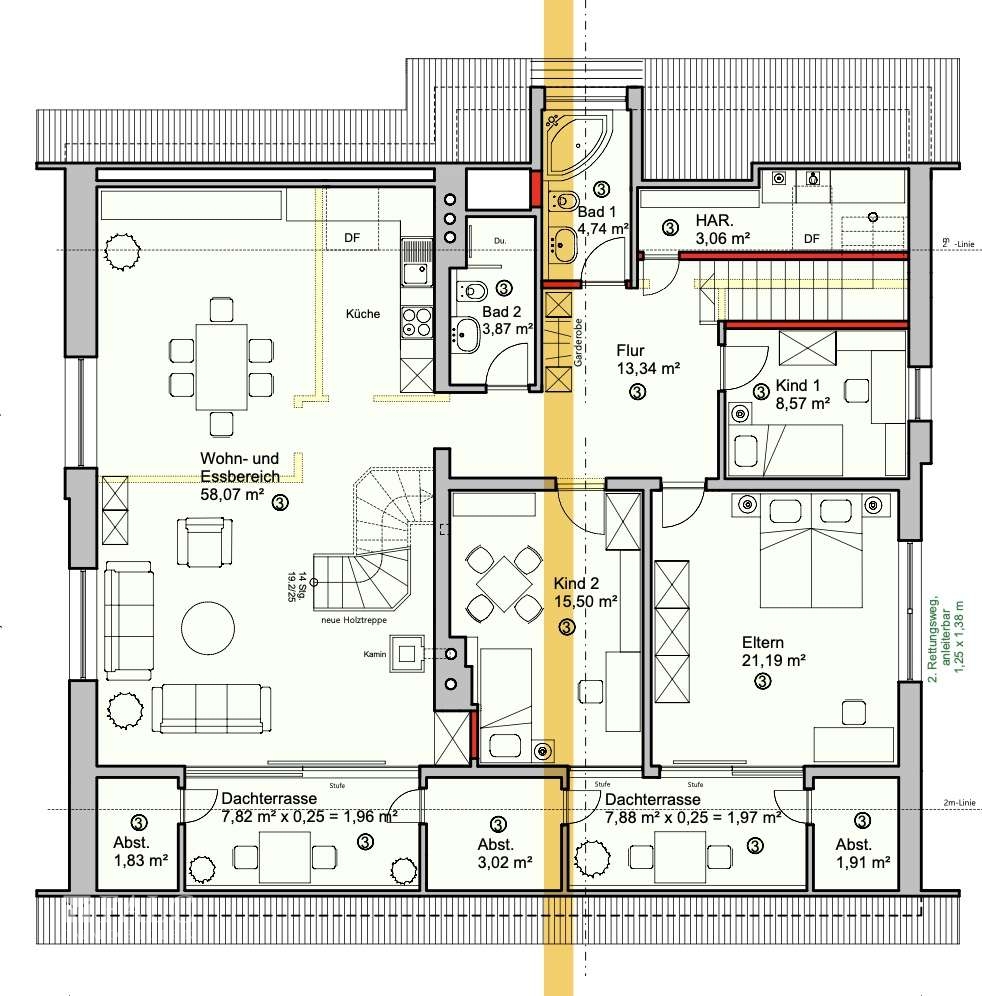 Grundriss Dachgeschoss Winterberg